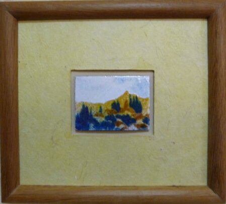 paysage en émail-grand-feu, Anne Blain-Yardim